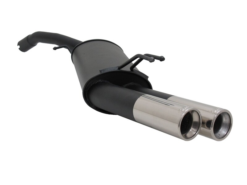 Silencieux / Pot d'échappement 2x76mm pour Fiat Punto 3 2003 - 2005