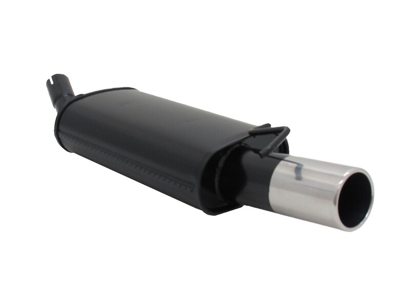 Silencieux / Pot d'échappement 1x90mm pour Ford Fiesta 1989 - 1995