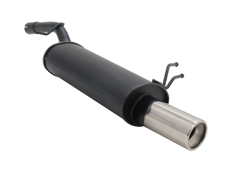 Silencieux / Pot d'échappement 1x90mm pour Ford Fiesta JH / JD 2001 - 2008