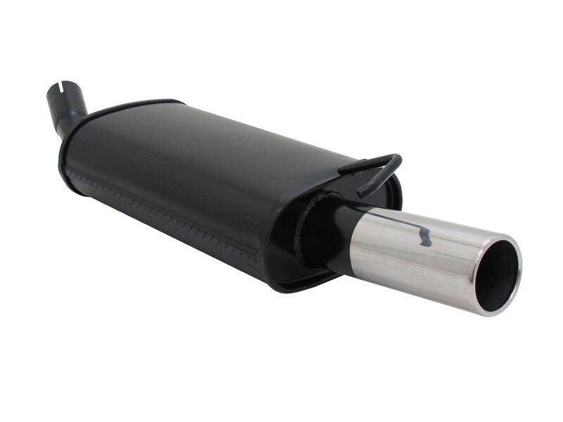 Silencieux / Pot d'échappement 1x76mm pour Ford Fiesta 1989 - 1995
