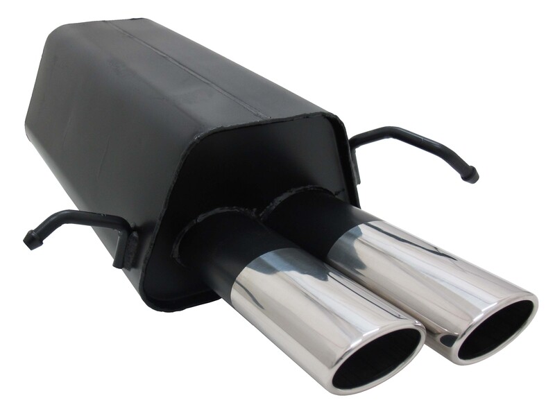 Silencieux / Pot d'échappement 2x85mm pour Mercedes CLK 209