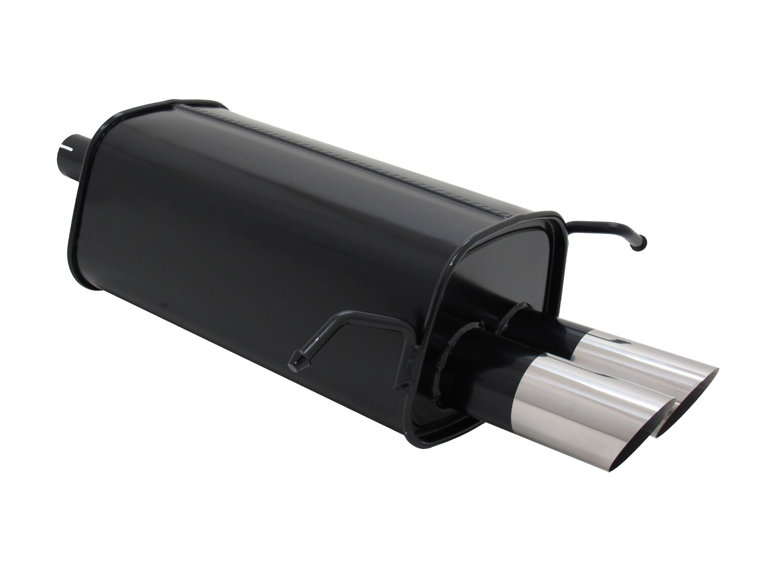 Silencieux / Pot d'échappement 2 x 76 mm pour Mercedes Classe C W203 à partir de 2000
