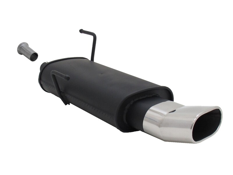 Silencieux / Pot d'échappement pour Peugeot 206 + 206CC