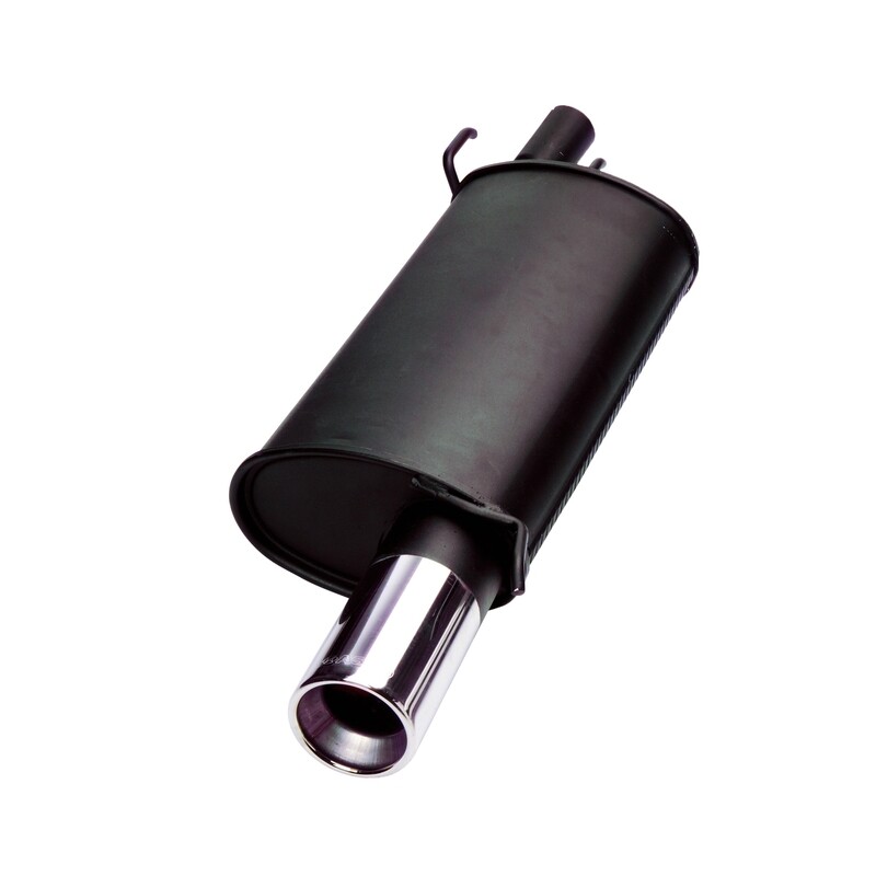 Silencieux / Pot d'échappement 1x90mm pour Peugeot 207 2001 - 2006