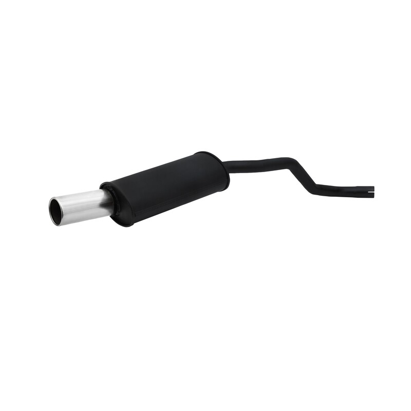 Silencieux / Pot d'échappement  en acier 1 x 90mm pour Renault Clio 3