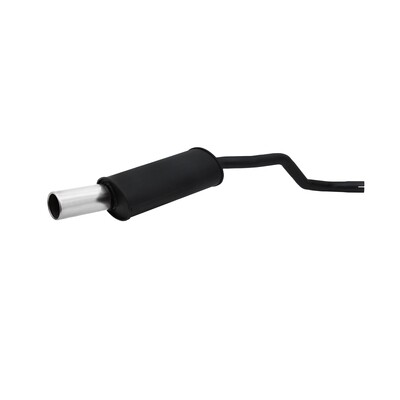 Silencieux / Pot d'échappement  en acier 1 x 90mm pour Renault Clio 3