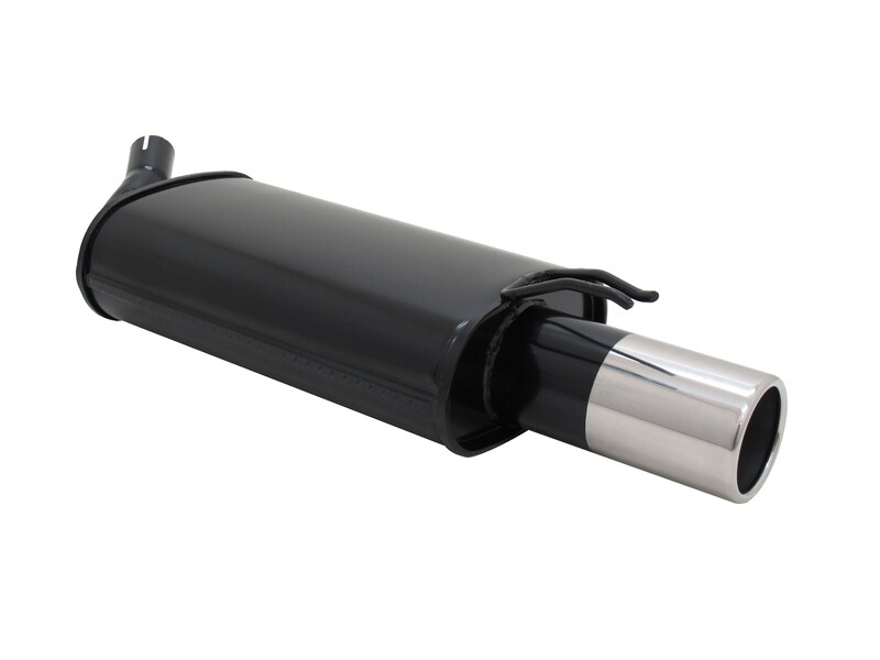 Silencieux / Pot d'échappement  en acier 1 x 90mm pour Renault Twingo I 1993 - 2007