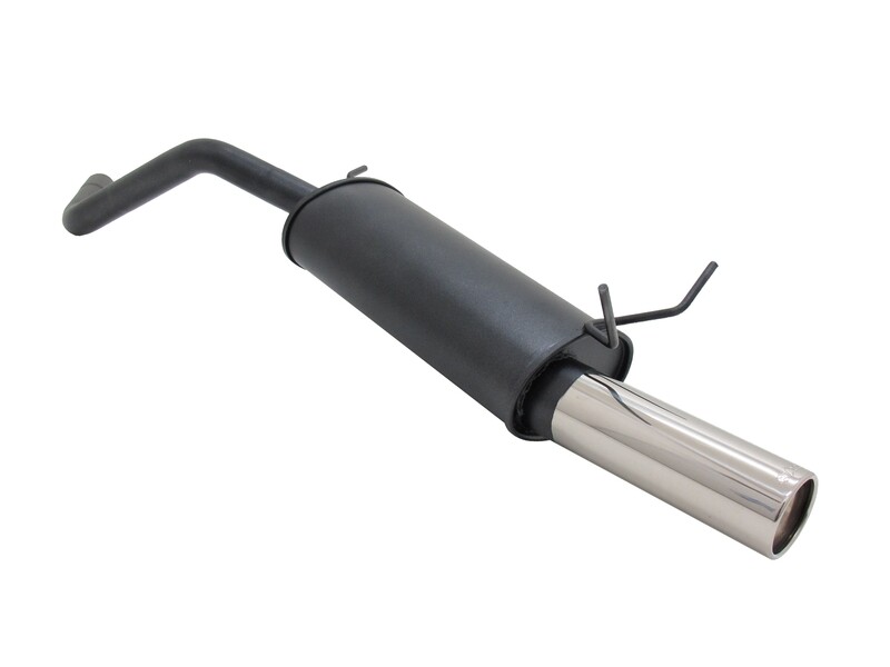 Silencieux / Pot d'échappement  en acier 1 x 90mm pour Renault Mégane 1  1996 - 2001