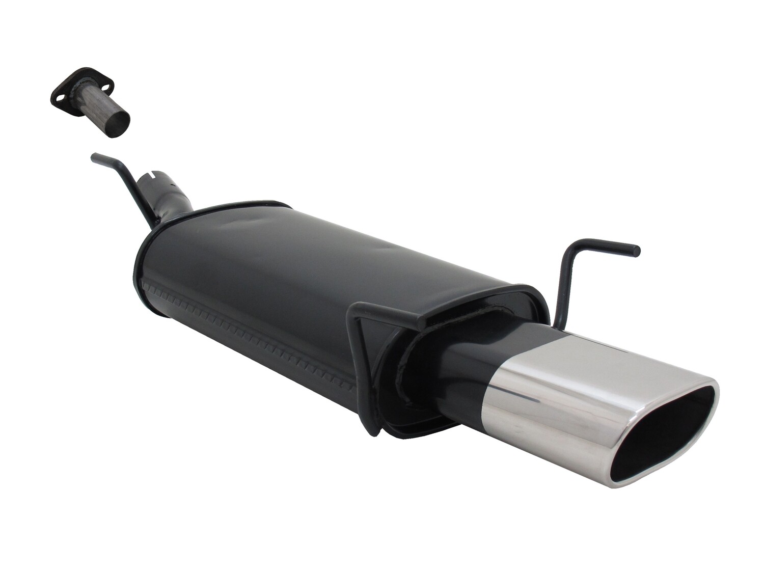 Silencieux / Pot d'échappement en acier pour Opel Astra G 1998 - 2004