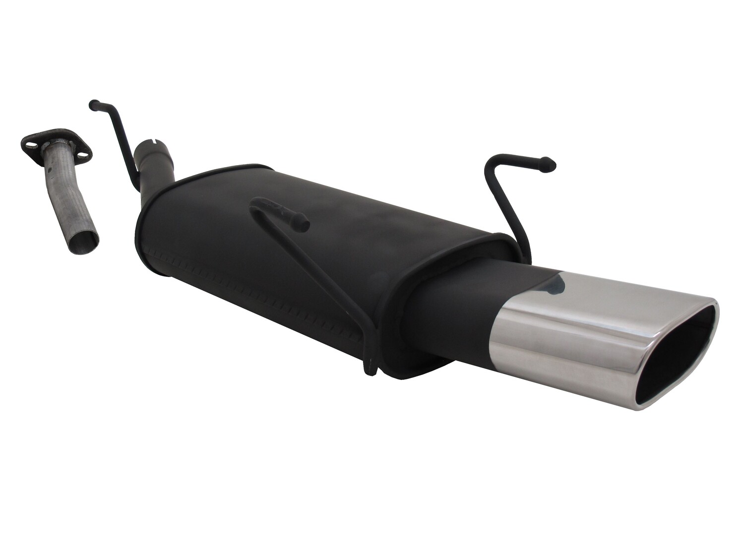 Silencieux / Pot d'échappement en acier pour Opel Astra G 1998 - 2004