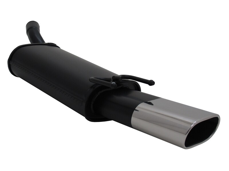Silencieux / Pot d'échappement en acier pour Opel Tigra A 1994 - 2000
