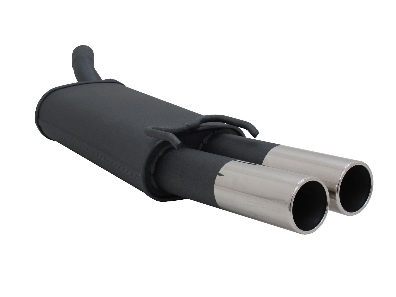 Silencieux / Pot d'échappement en acier 2x76mm pour Opel Tigra A 1994 - 2000