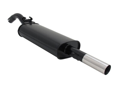 Silencieux / Pot d'échappement en acier 1x60mm pour Volkswagen Golf 2 1983 - 1991