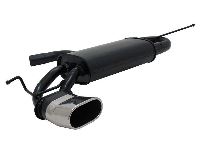 Silencieux / Pot d'échappement en acier pour Volkswagen Golf 5 + Golf 6