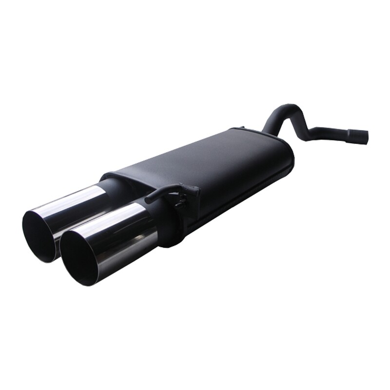 Silencieux / Pot d'échappement en acier 2x90mm pour Volkswagen Passat B3 / B4 1988 - 1997