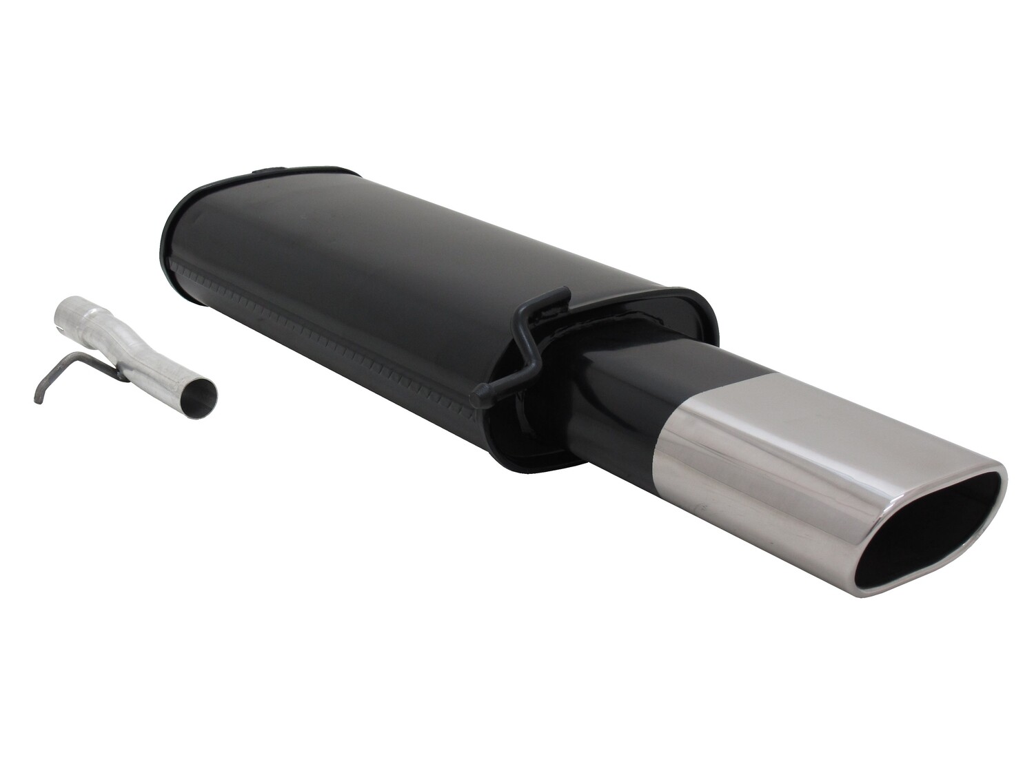 Silencieux / Pot d'échappement en acier 135x75mm pour Volkswagen Passat B3 / B4 1988 - 1997
