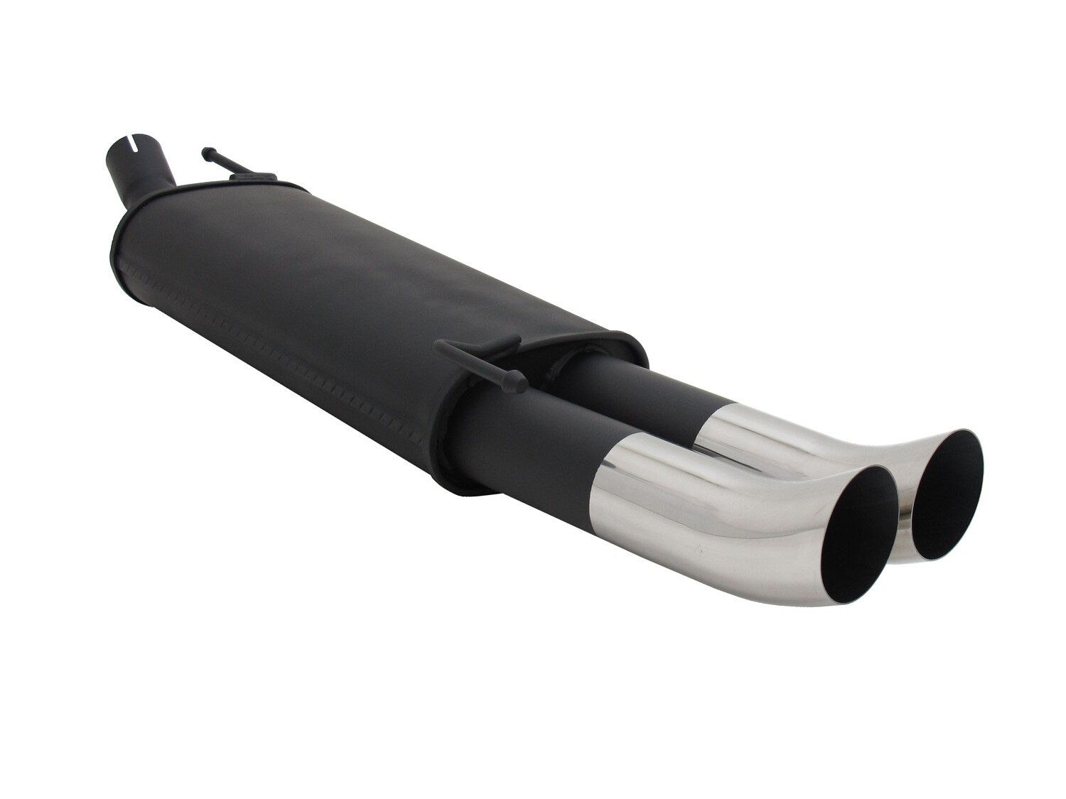 Silencieux / Pot d'échappement en acier 2x76mm pour Volkswagen Golf 3 1991 - 1999