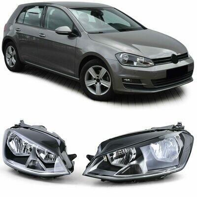 Paire de phares avant pour Volkswagen Golf 7 à partir de 2012