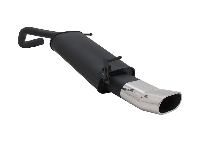 Silencieux / Pot d'échappement en acier pour Volkswagen Polo 9N 2001 - 2009