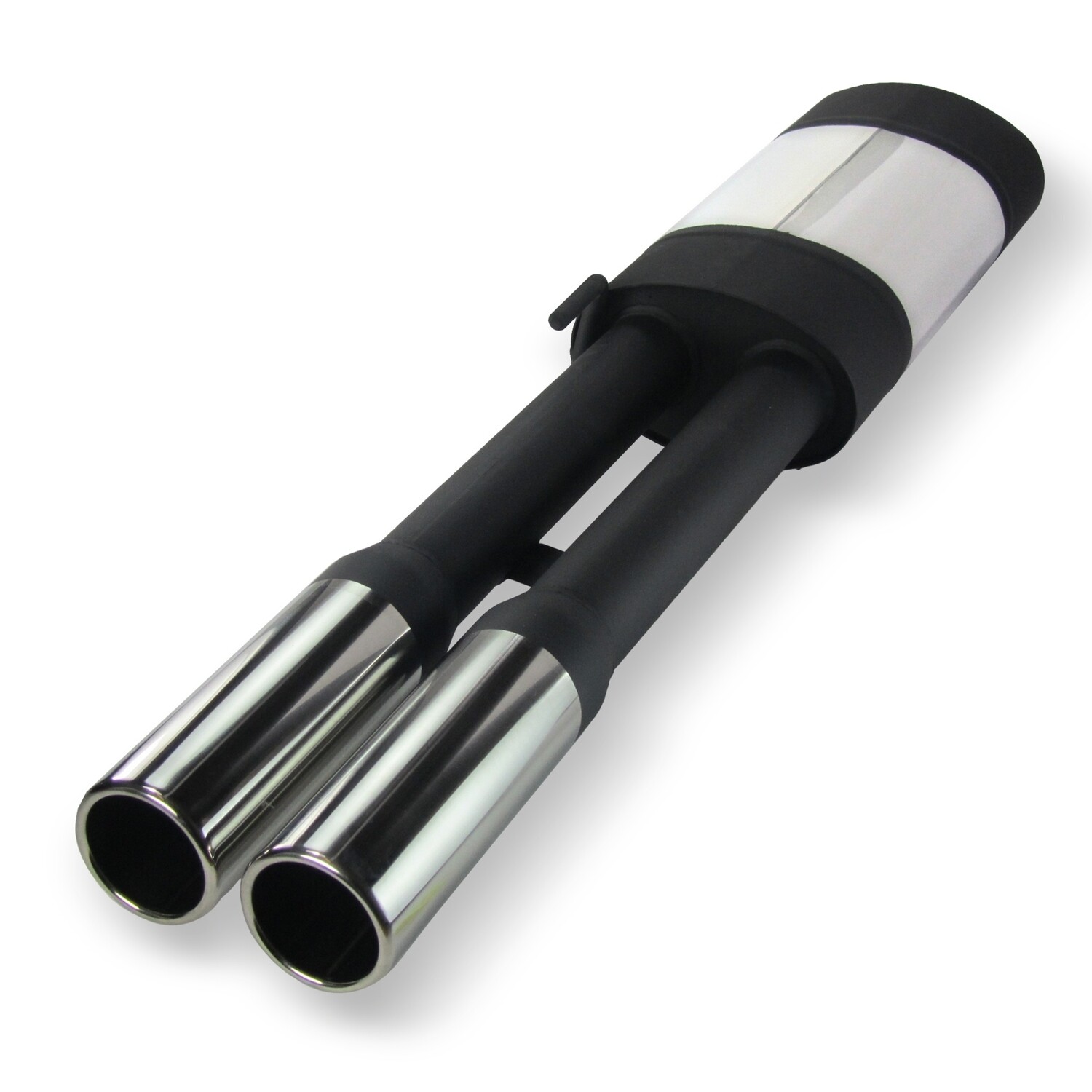 Silencieux / Pot d'échappement en acier inoxydable  2x76mm pour Volkswagen Passat 35i