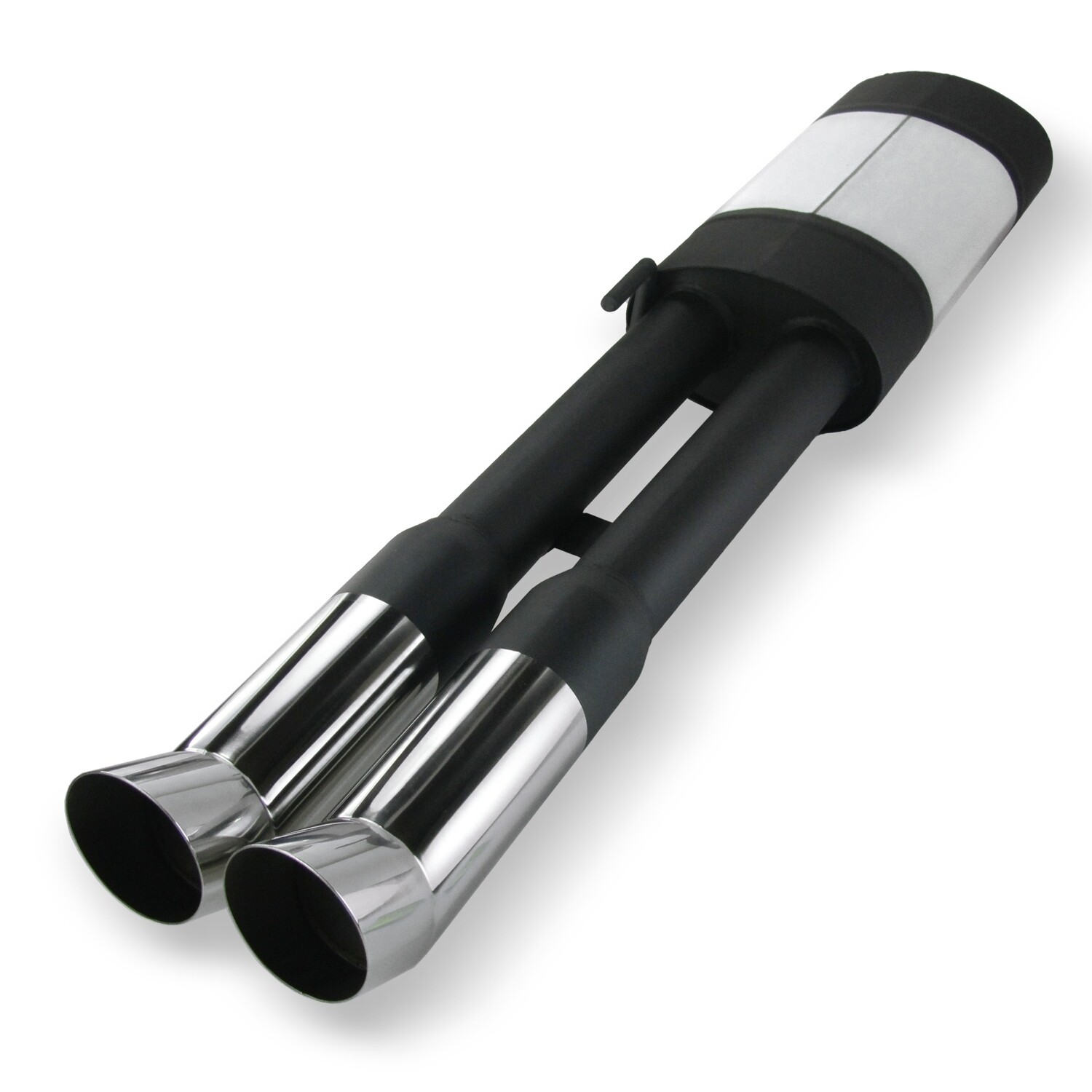 Silencieux / Pot d'échappement en acier inoxydable 2x76mm pour Volkswagen Passat 35i