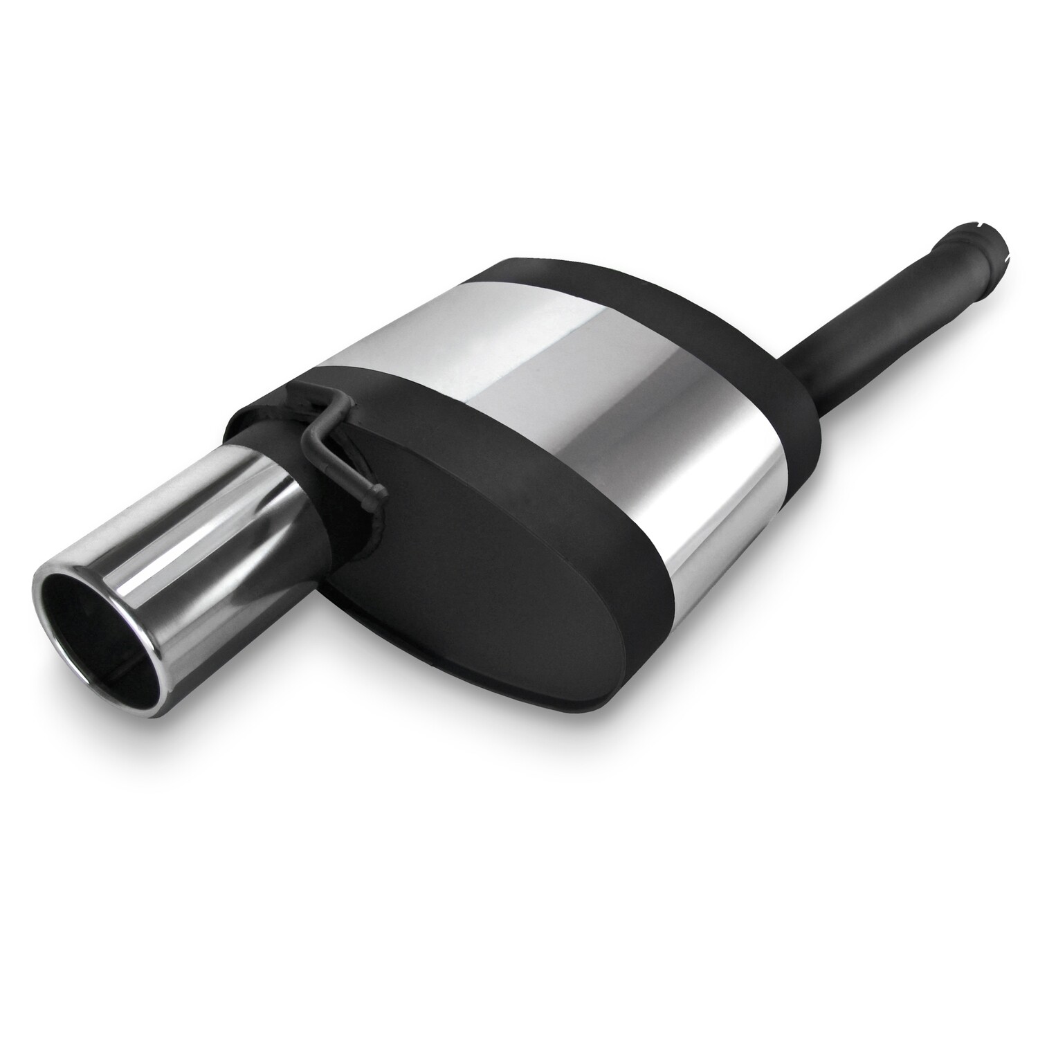 Silencieux / Pot d'échappement en acier inoxydable  1x90mm pour Ford Focus 1 1999 - 2004
