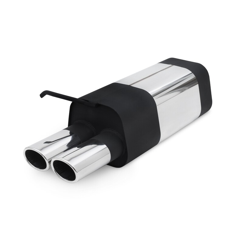 Silencieux / Pot d'échappement en acier inoxydable  pour Seat Leon Audi A3 Volkswagen New Beetle + Golf IV