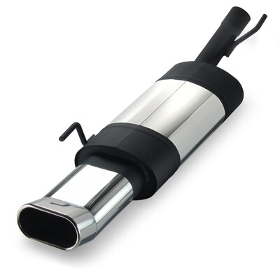 Silencieux / Pot d'échappement en acier inoxydable  pour Volkswagen Golf 3 1991 - 1998 + Golf 4 1998 - 2002