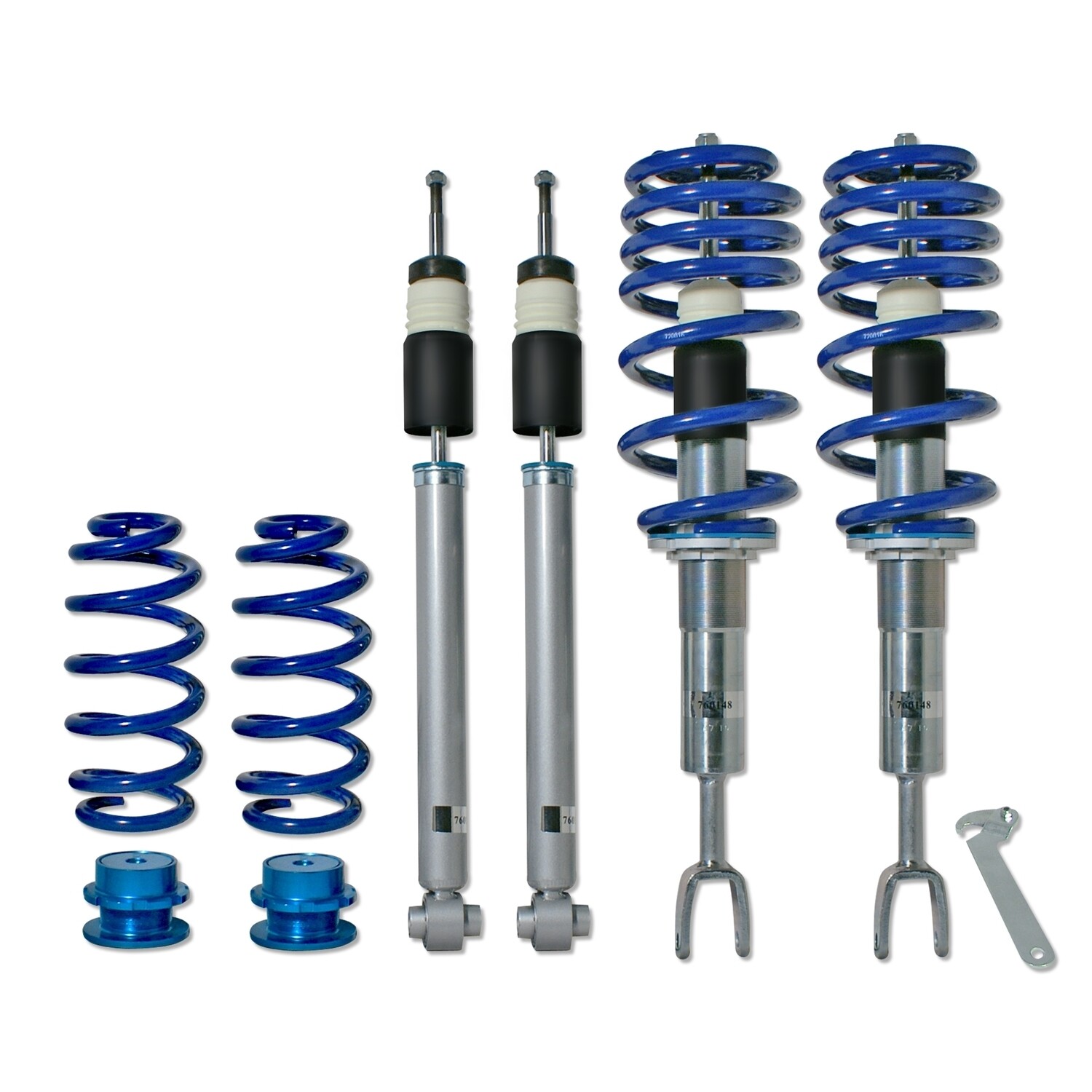 Combinés filetés / Coilovers BlueLine pour Audi A4 B6 / B7 2000 - 2008