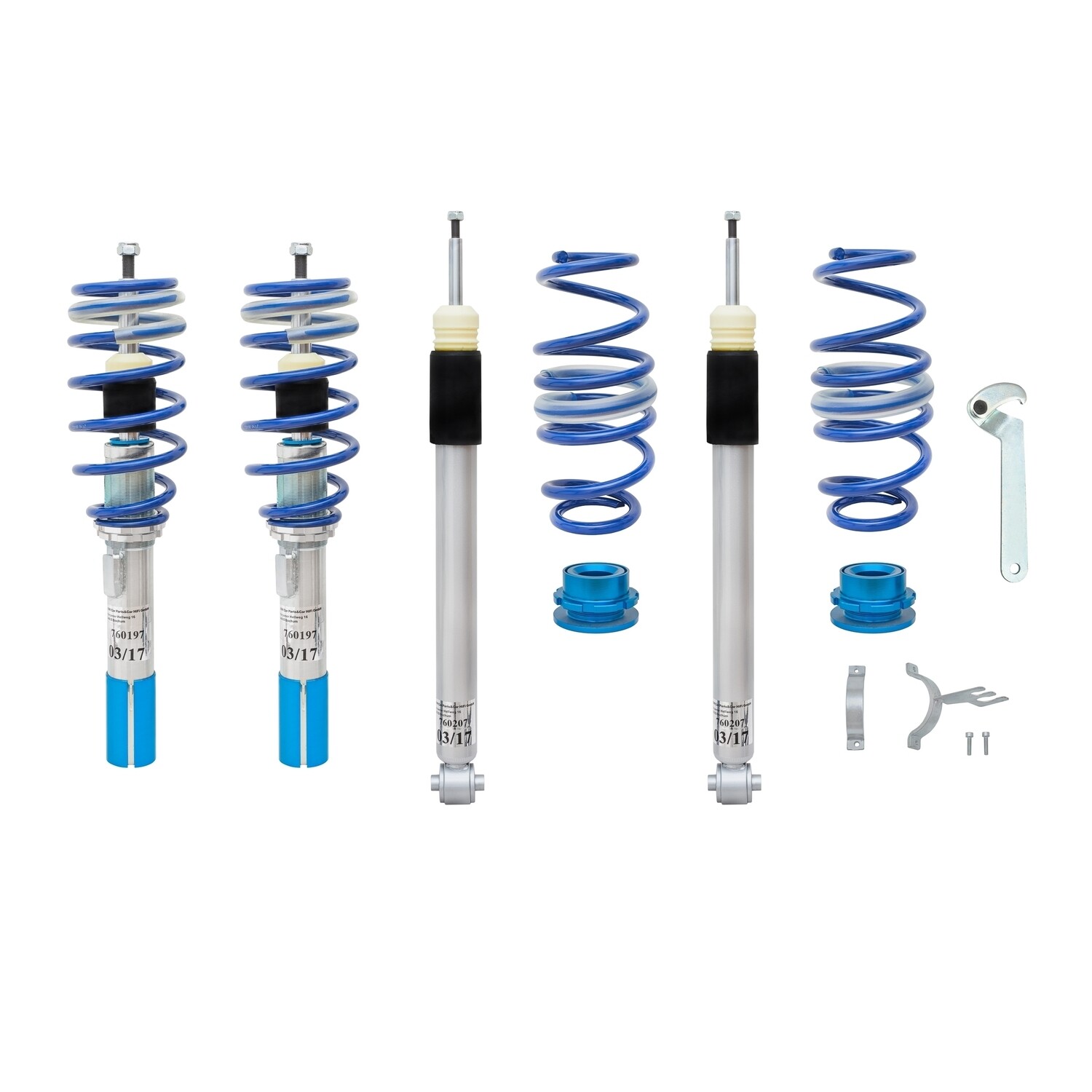 Combinés filetés / Coilovers BlueLine pour Audi A3 8V à partir de 2012