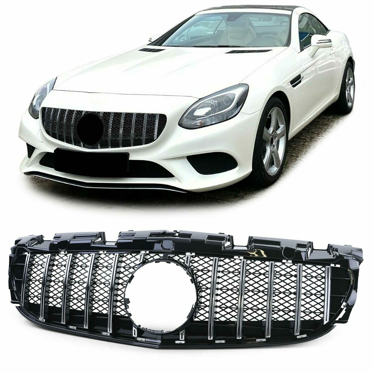 Calandre / Grille Look AMG pour Mercedes SLC R172 à partir de 2016