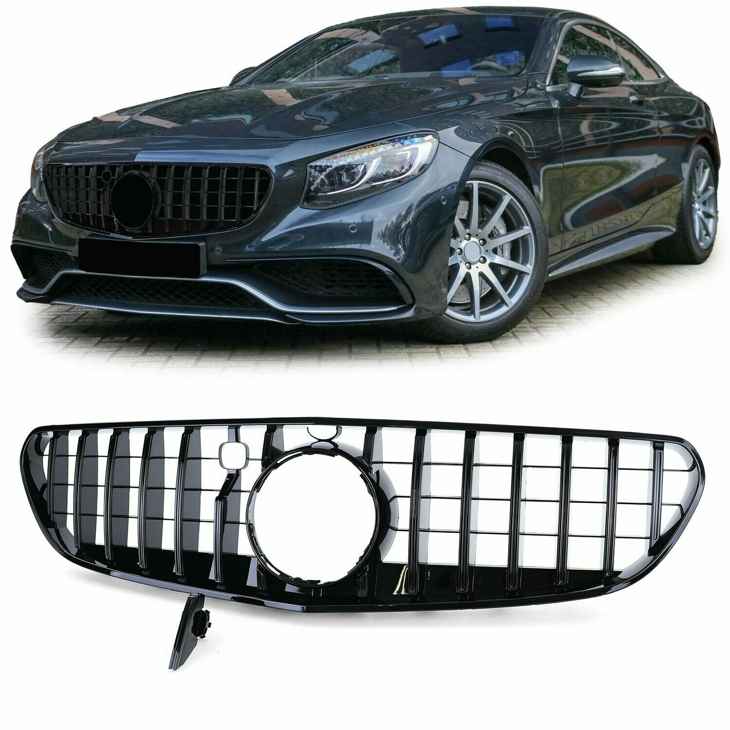 Calandre / Grille Look AMG pour Mercedes Classe S C217 A217 2014 - 2018
