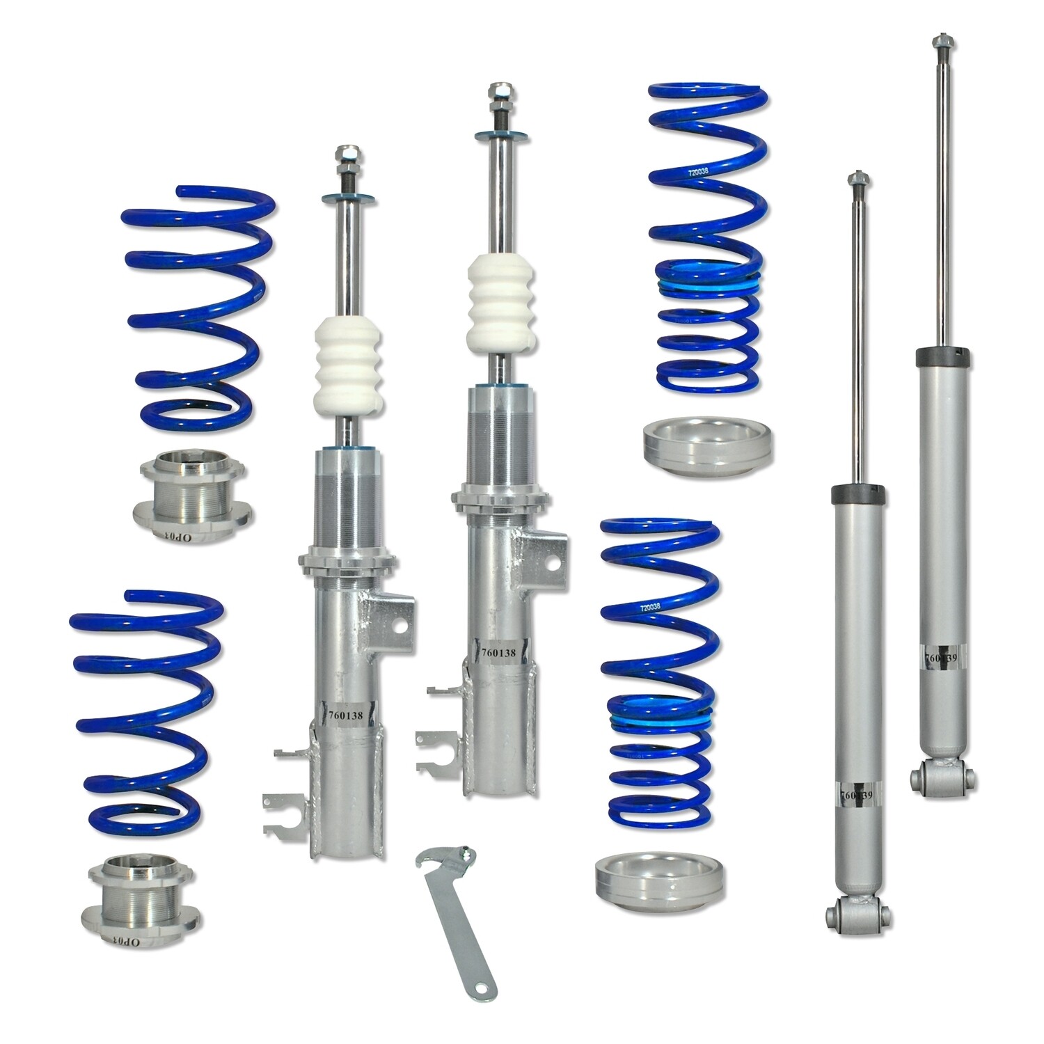 Combinés filetés / Coilovers BlueLine pour Opel Corsa D 2006 - 2014