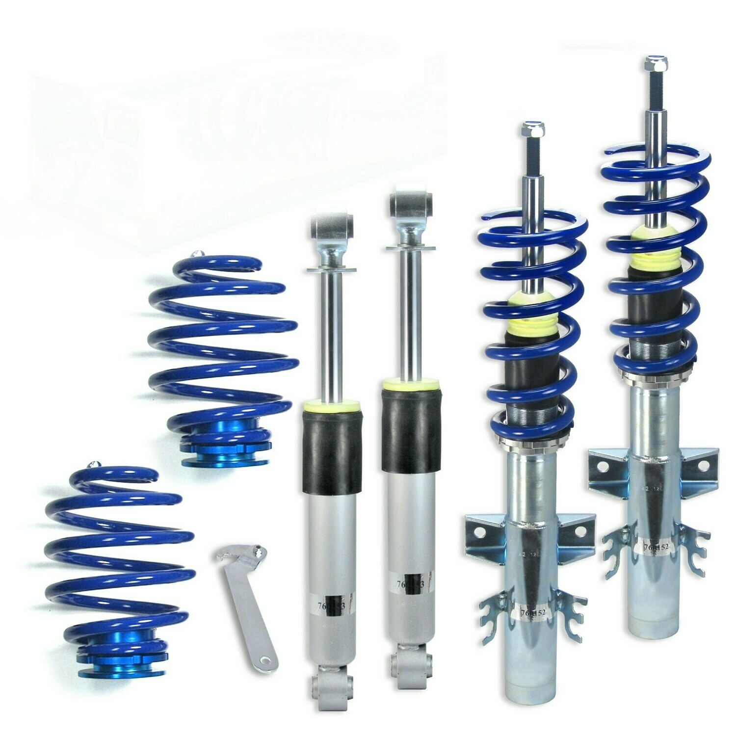 Combinés filetés / Coilovers BlueLine pour Volkswagen Transporter T6 à partir de 2015