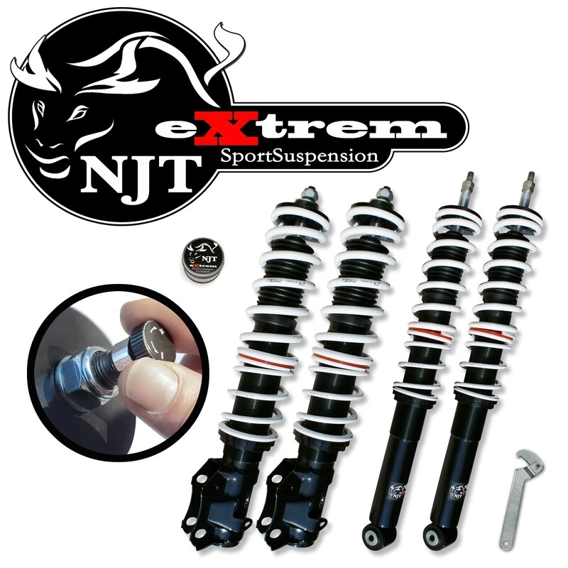 Combinés filetés / Coilovers NJT eXtrem pour Volkswagen Golf 3 + Vento 1991 - 1997