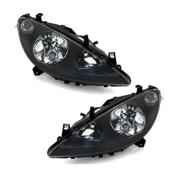Paire de phares avant pour Peugeot 307 2001 - 2005