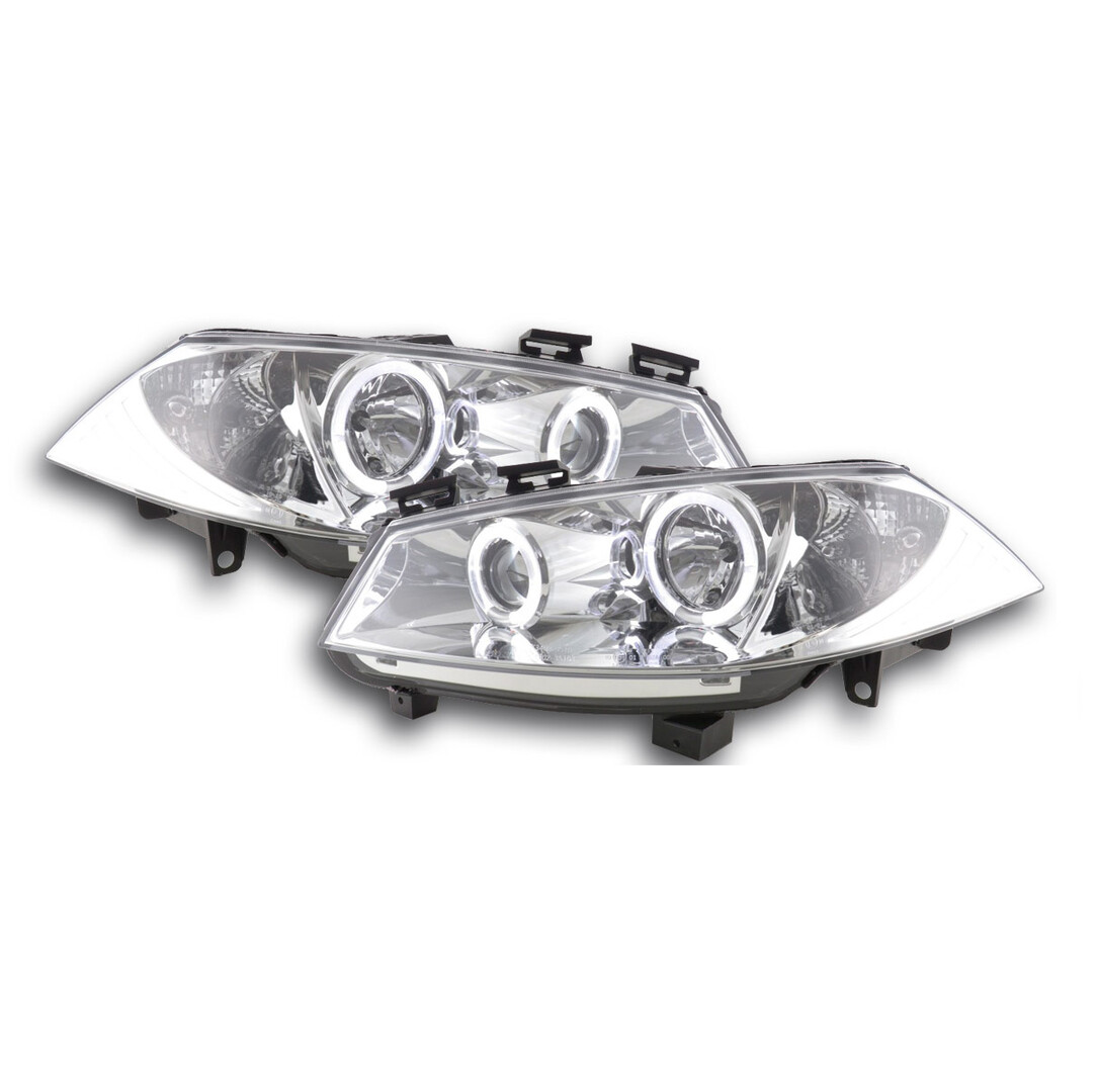 Paire de phares Angel Eyes avant pour Renault Megane 2 2002 - 2005