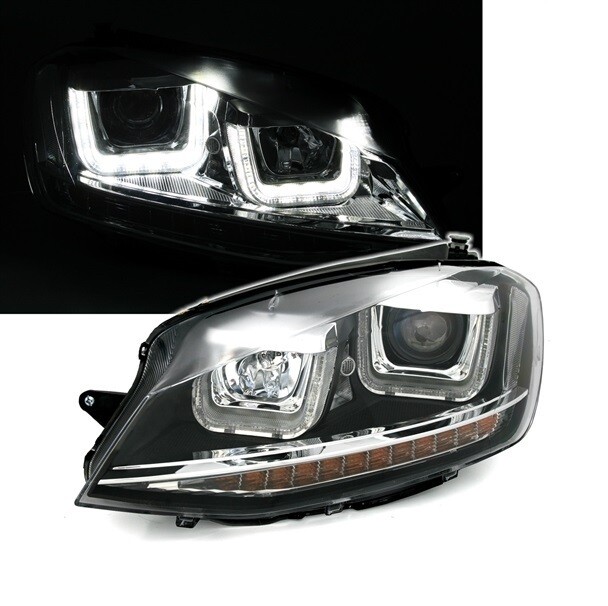 Paire de phares avant à LED pour Volkswagen Golf 7 2012 - 2017