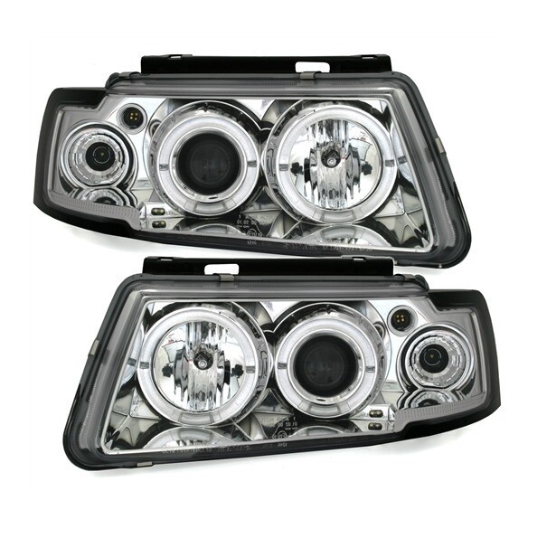 Paire de phares Angel Eyes avant pour Volkswagen Passat 3B 1996 - 2000