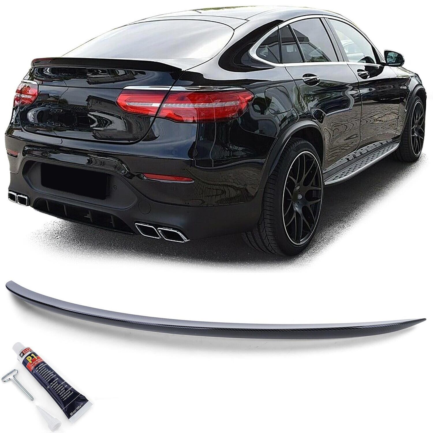 Becquet / Aileron / Lâme de coffre Sport Look pour Mercedes GLC C253 2016 - 2019