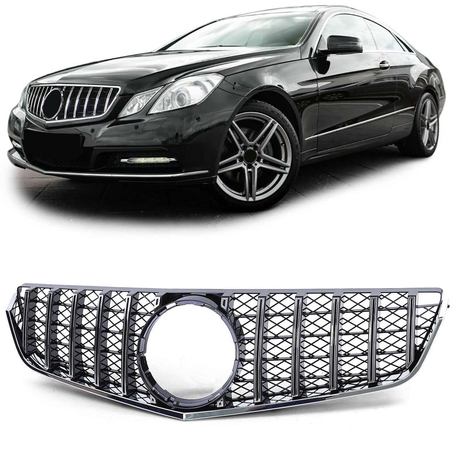 Calandre / Grille Look AMG pour Mercedes Classe E C207 A207 2009 - 2013