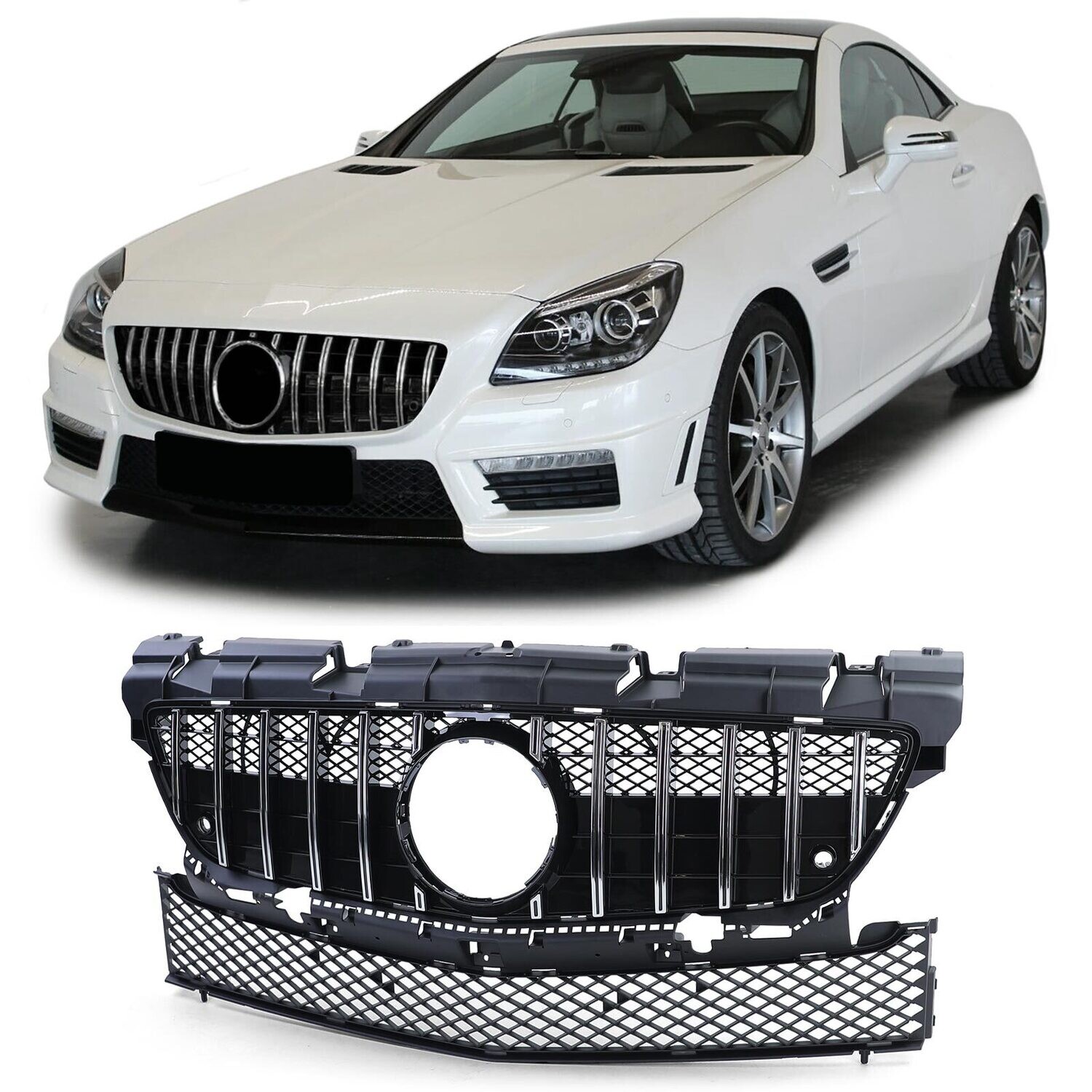 Calandre / Grille Look AMG pour Mercedes SLK R172 2011 - 2015