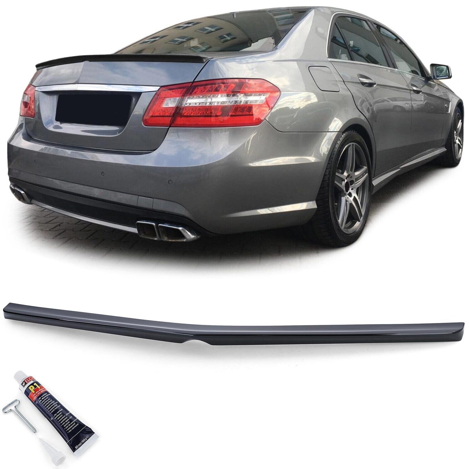 Becquet / Aileron / Lame de coffre Sport Look pour Mercedes Classe E W212 2009 - 2016