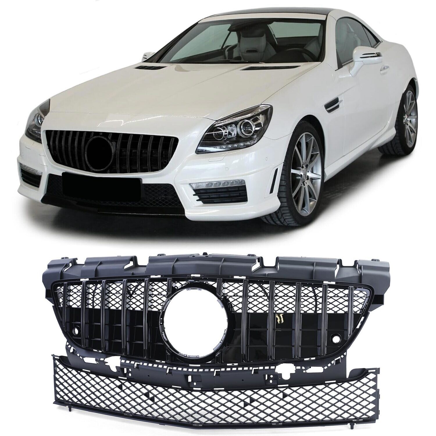 Calandre / Grille Look AMG pour Mercedes SLK R172 2011 - 2015