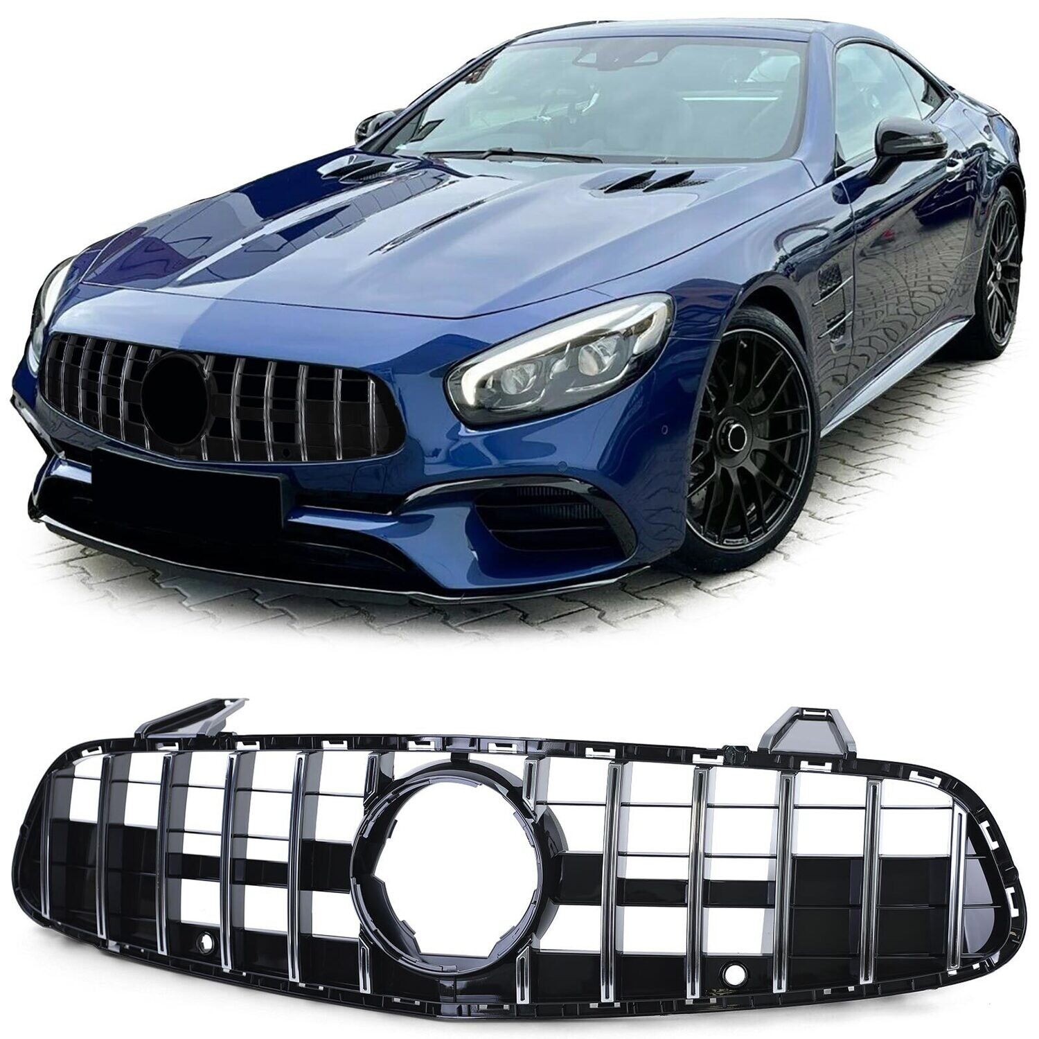 Calandre / Grille Look AMG pour Mercedes SL R231 facelift de 16