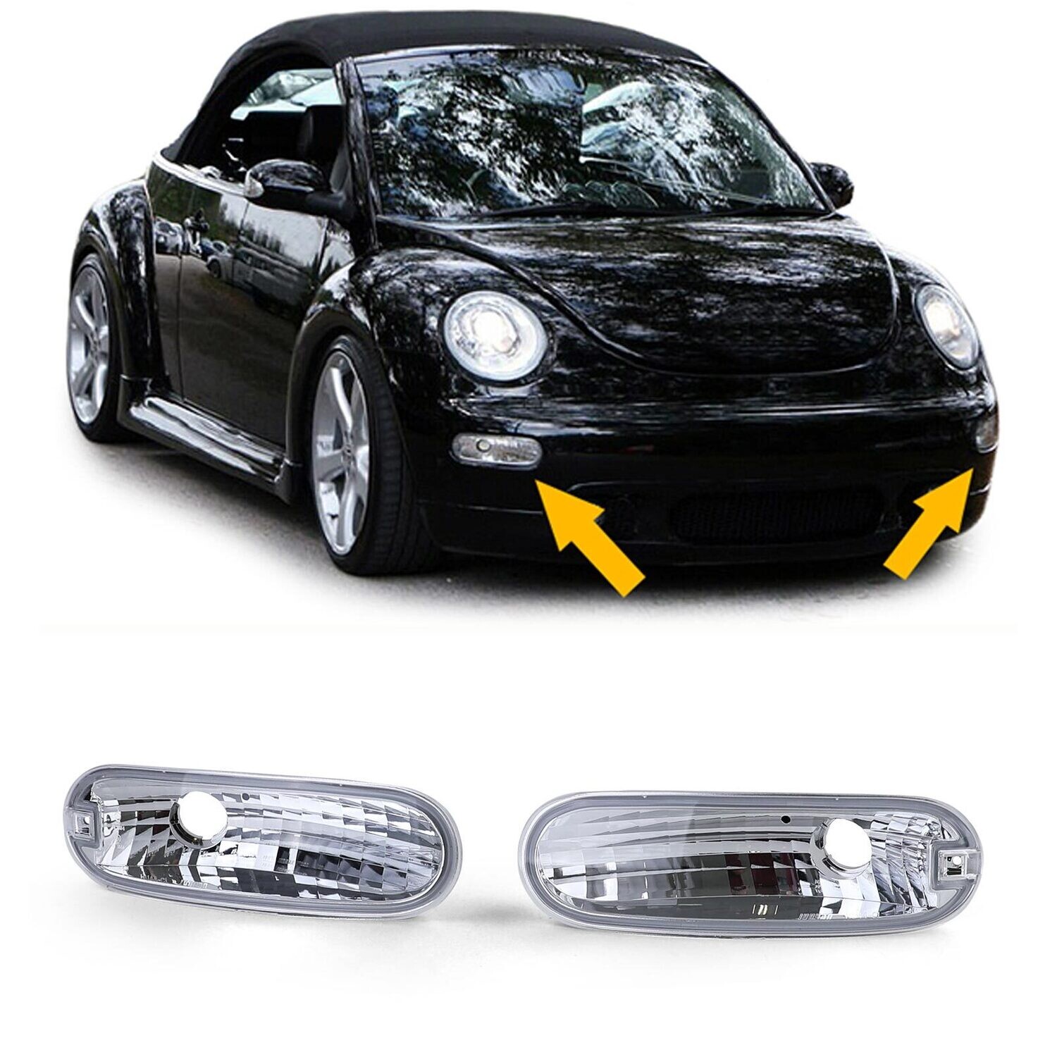 Paire de clignotants pour Volkswagen New Beetle 1998 - 2005