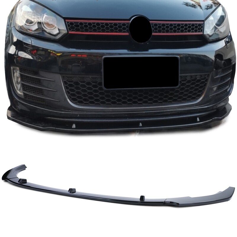 Lèvre / spoiler / Splitter / lame de pare choc avant pour Volkswagen  Golf 6 GTI 2009 - 2013