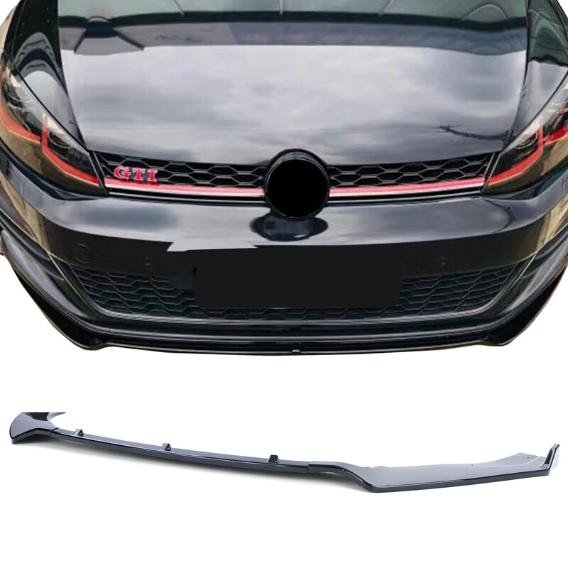 Lèvre / spoiler / Splitter / lame de pare choc avant pour Volkswagen  Golf 7 2013 - 2020