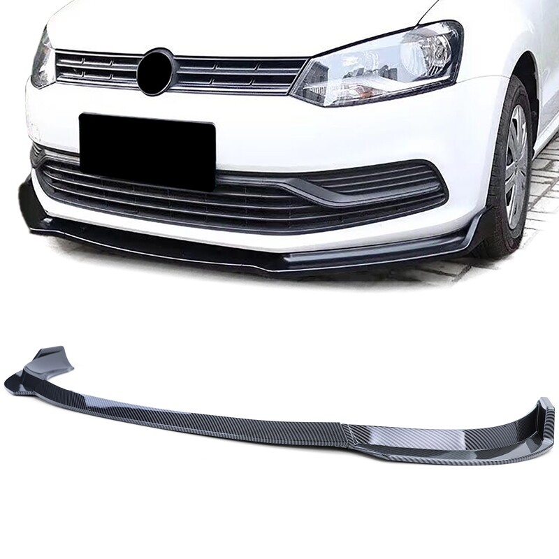 Lèvre / spoiler / Splitter / lame de pare choc avant pour Volkswagen  Polo V 2009 - 2014