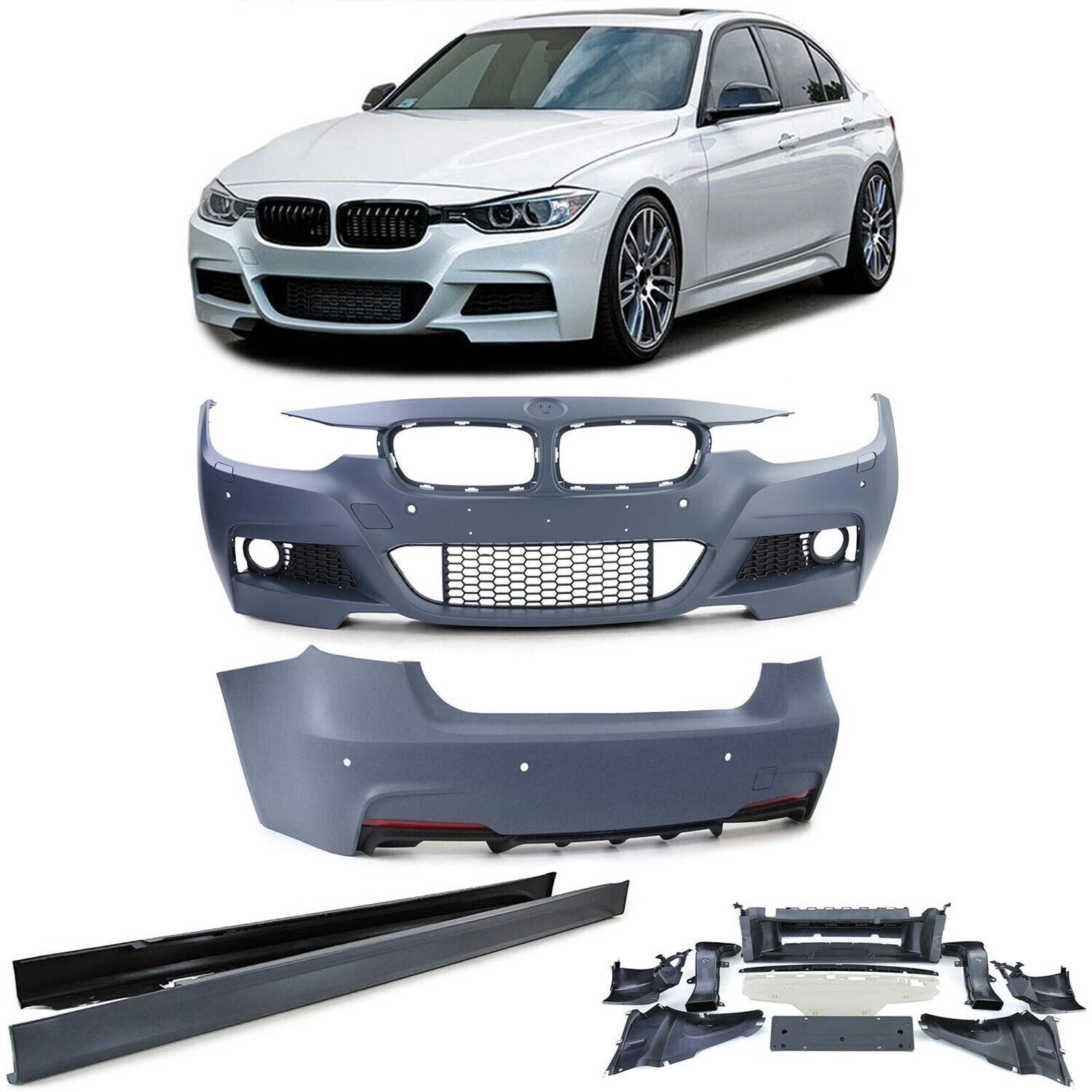 Bodykit pour BMW Série 3 F30 2011 - 2015 - Pack M Performance